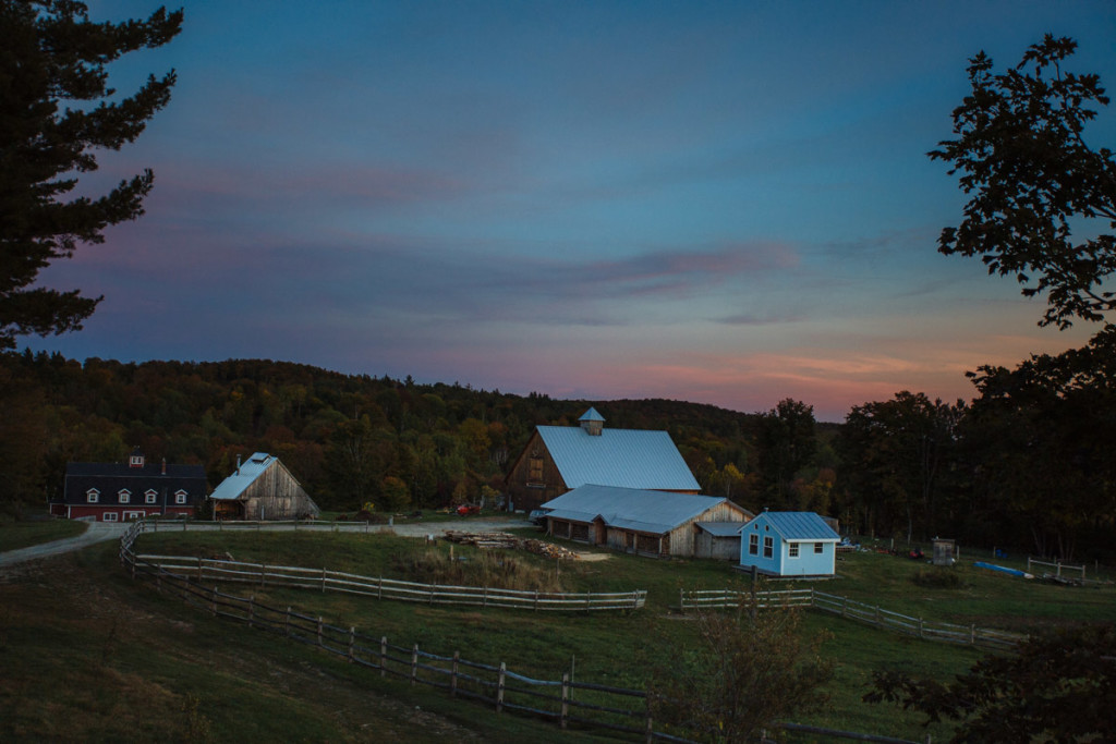 Galusha-Hill-Farm-Vermont-Destination-Dusk